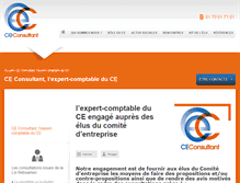 Tablet Screenshot of ce-consultant.fr